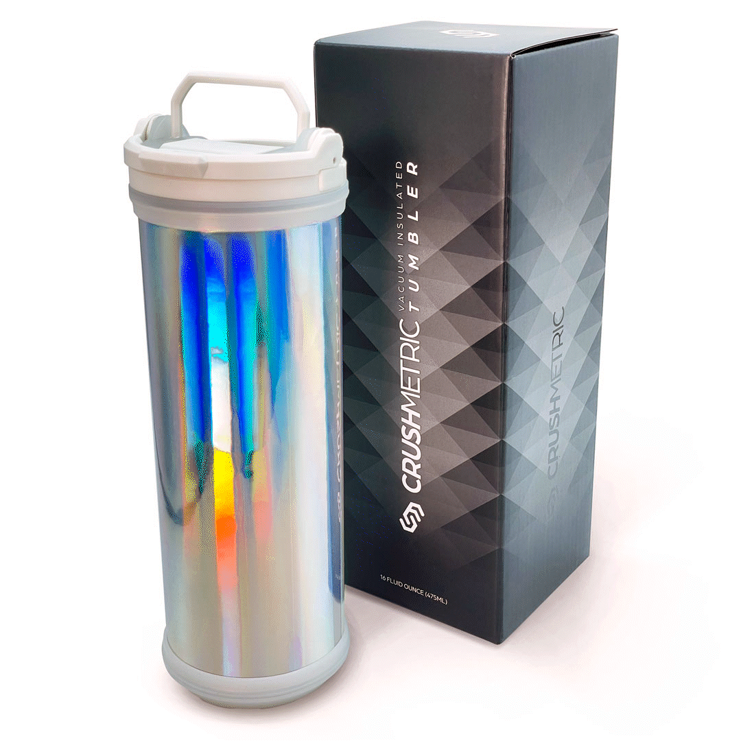 Crushmetric tumbler holographic